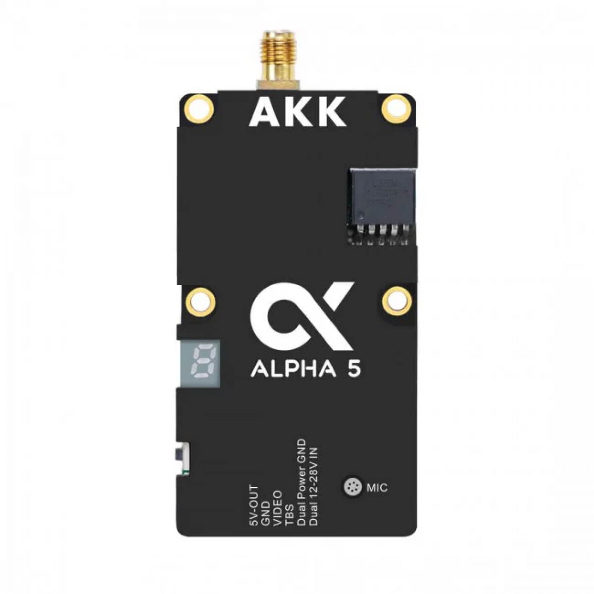 Видеопередатчик AKK Alpha 5 5,8G 5W 80CH VTX